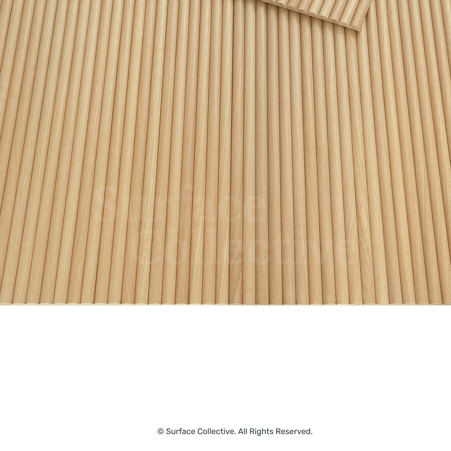 Natural Oak Round 25mm - Flexible Timber Slat