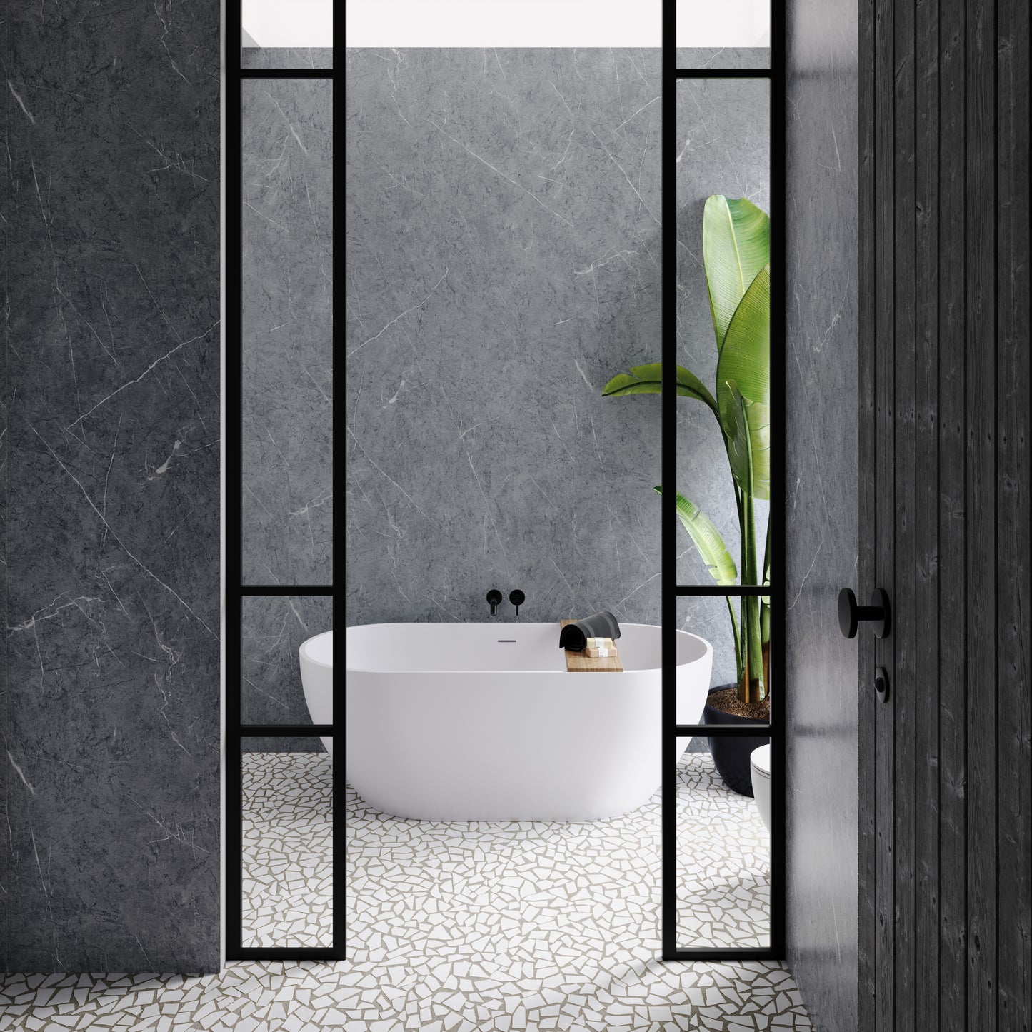 Dark Grey Marble – Stone Wall Panels