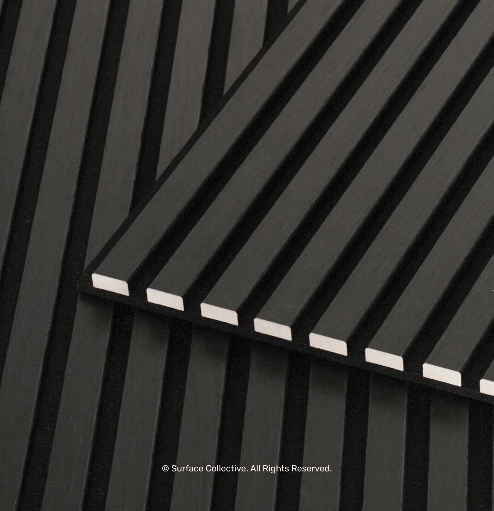 Black on Black - Acoustic Timber Slat