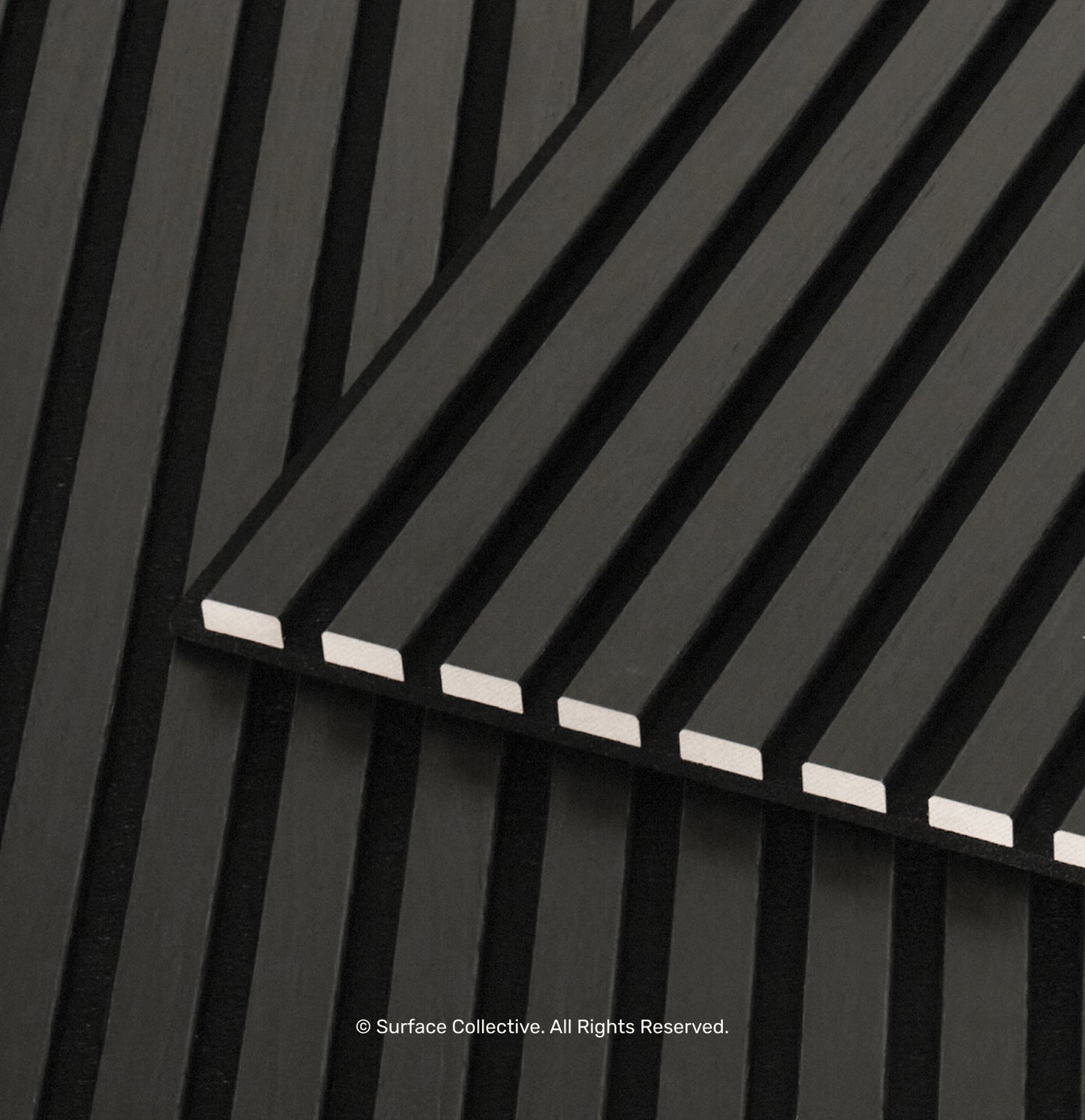 Black on Black - Acoustic Timber Slat