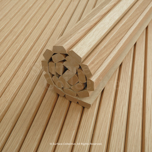 Natural Oak Batten 25mm - Flexible Timber Slat