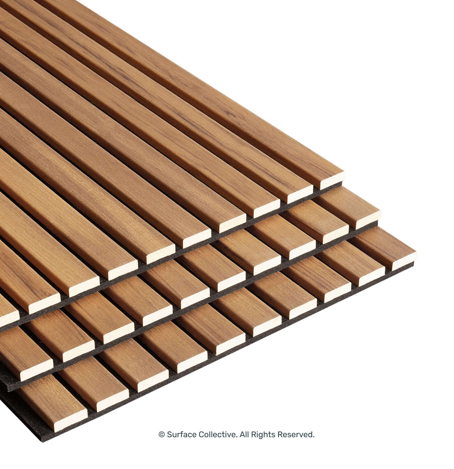 Teak on Black - Acoustic Timber XL