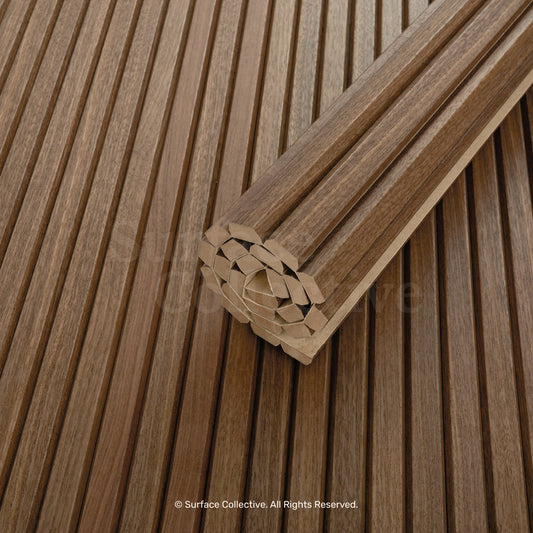 Walnut Batten 25mm - Flexible Timber Slat