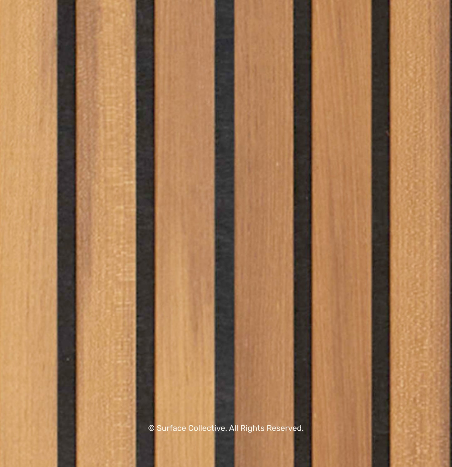 Teak on Black - Acoustic Timber XL
