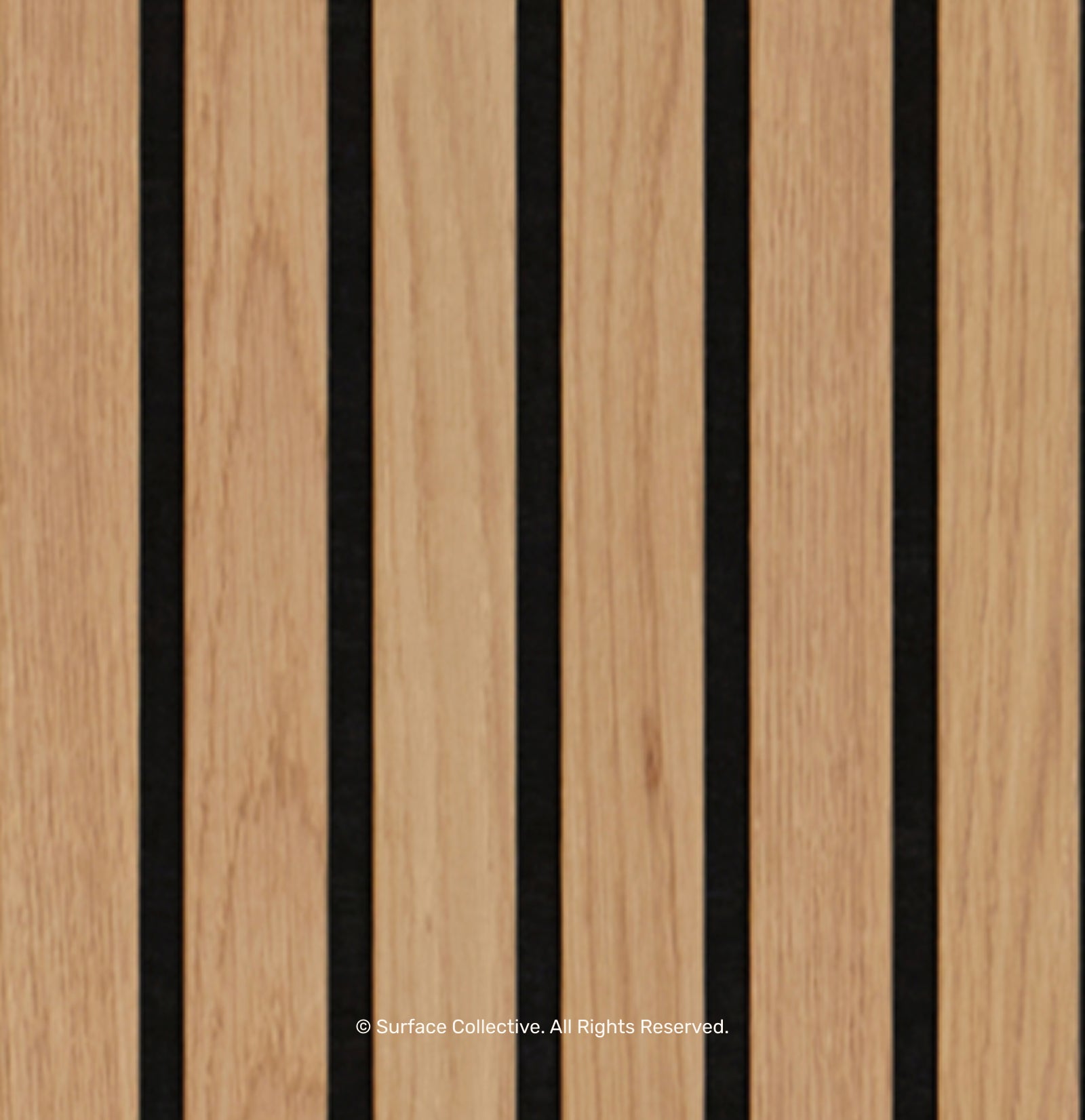 Natural Oak on Black - Acoustic Timber XL