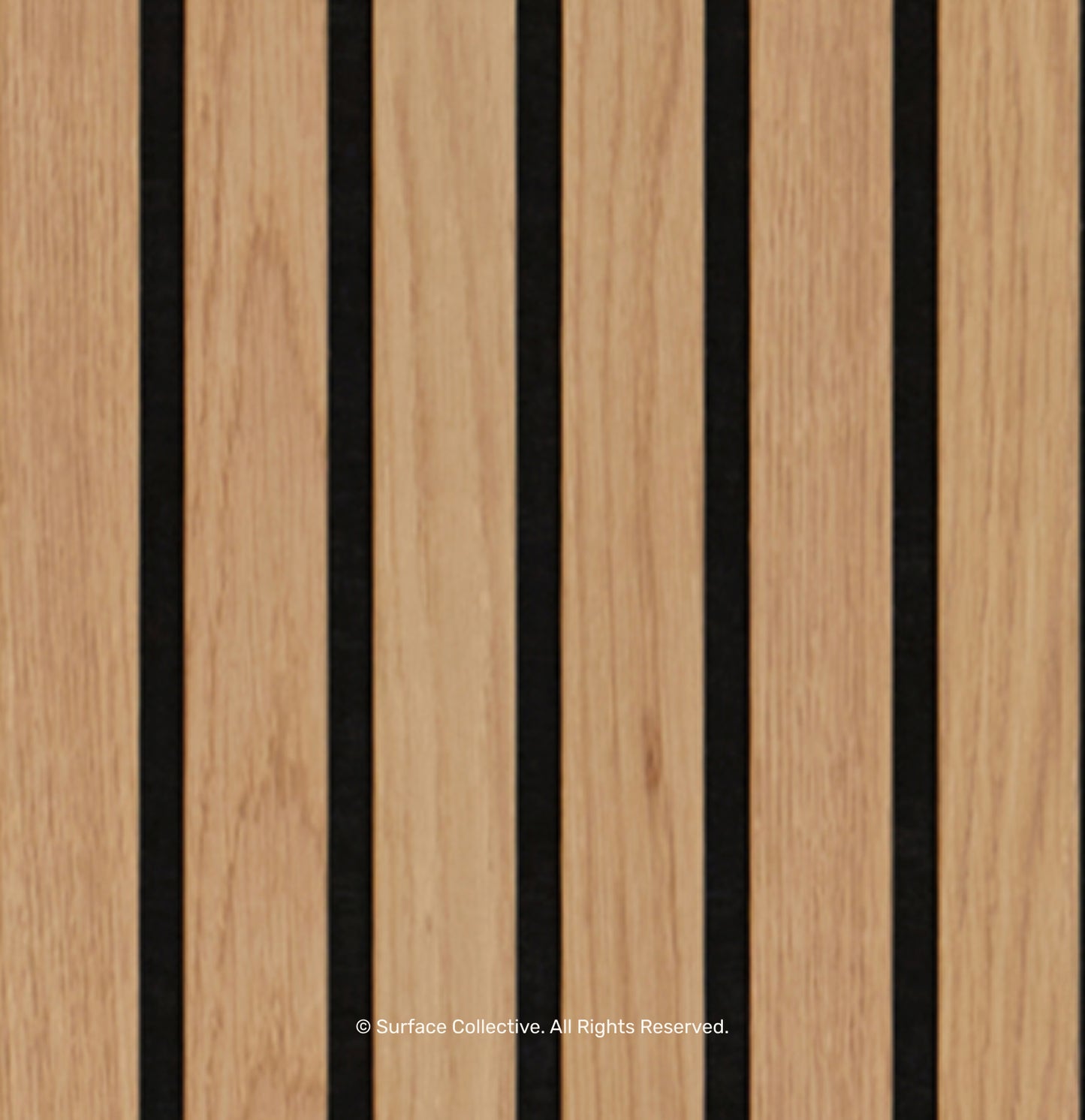 Natural Oak on Black - Acoustic Timber XL