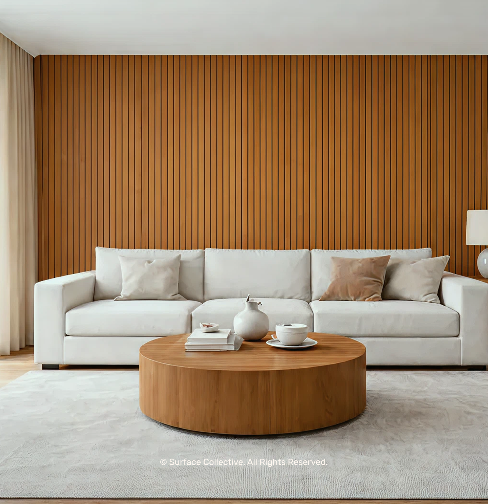 Teak on Black - Acoustic Timber XL