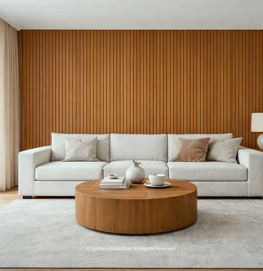 Teak on Black - Acoustic Timber XL