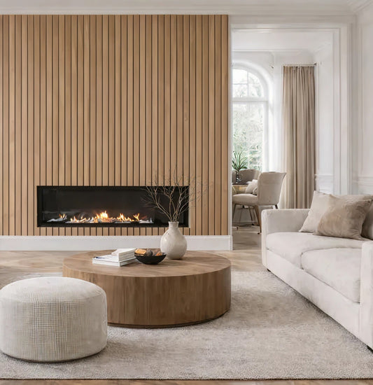 Natural Oak on Black - Acoustic Timber XL