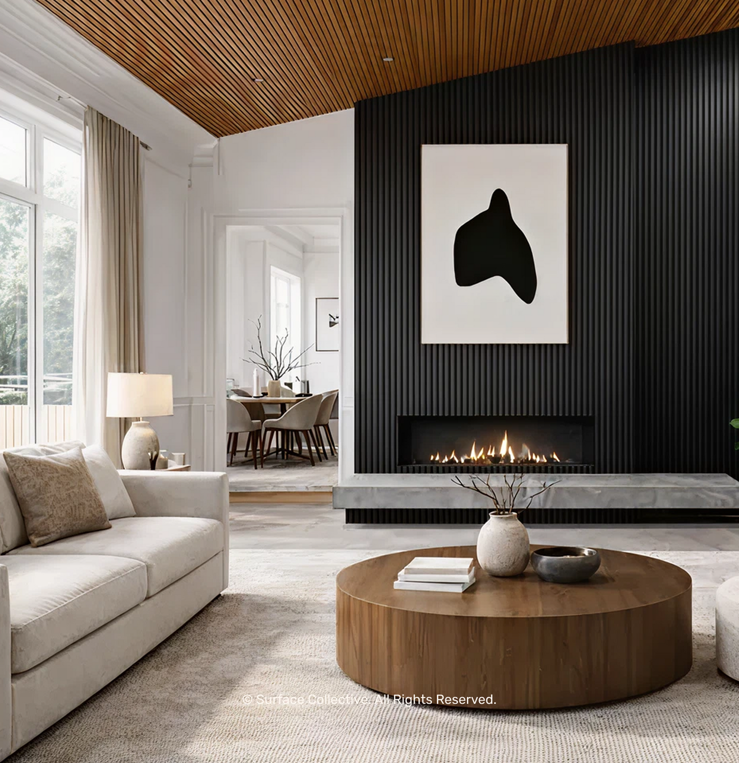 Black on Black - Acoustic Timber Slat