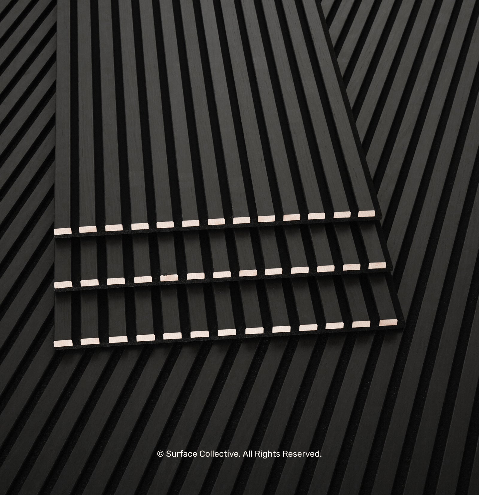 Black on Black - Acoustic Timber Slat