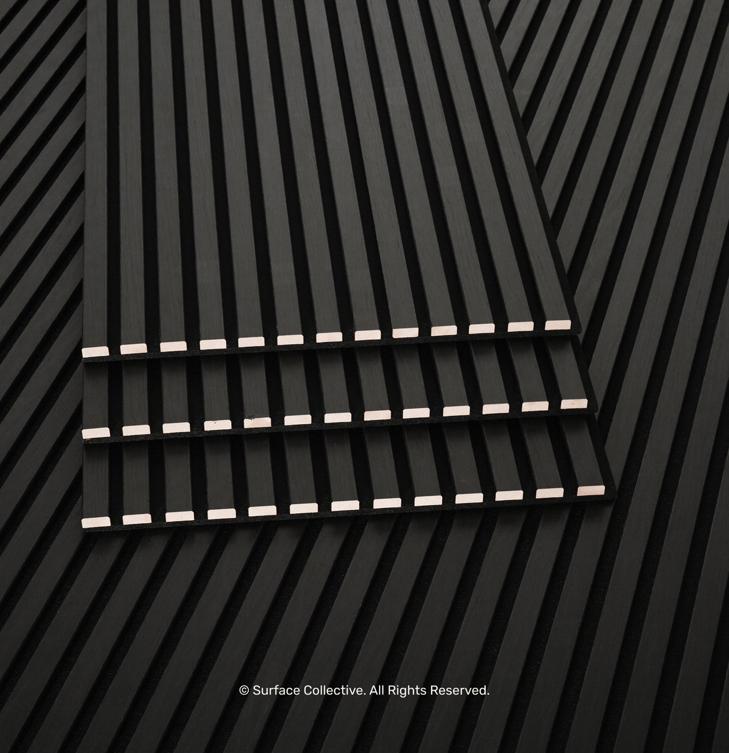 Black on Black - Acoustic Timber Slat